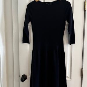 Ralph Lauren Navy Cashmere Dress